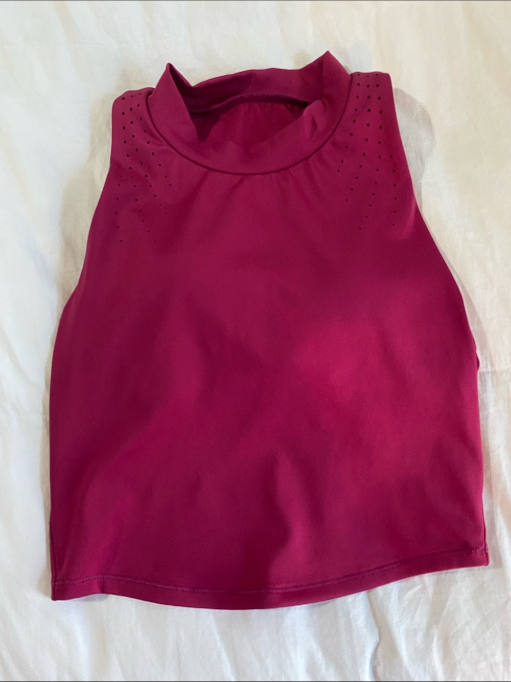 All in Motion Mock Neck Sleeveless Tank Top with Built in Bra